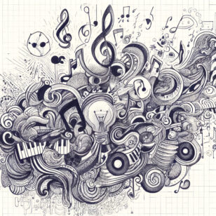 bst109-musical-expressions-of-happiness-pen-drawing